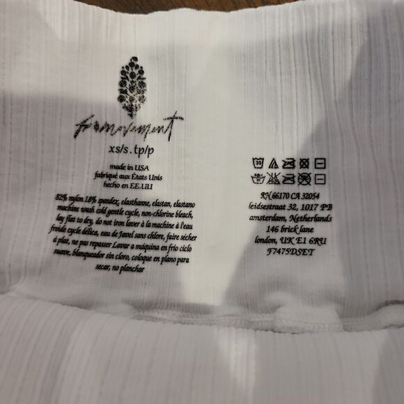 Free People Good Karma Tennis or Pickle Ball Shorts XS/S White - Picture 4 of 5